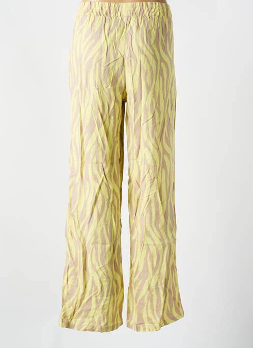 Pantalon large jaune B.YOUNG femme