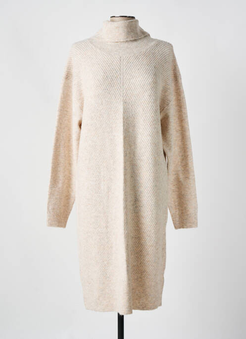 Robe pull beige DEELUXE pour femme