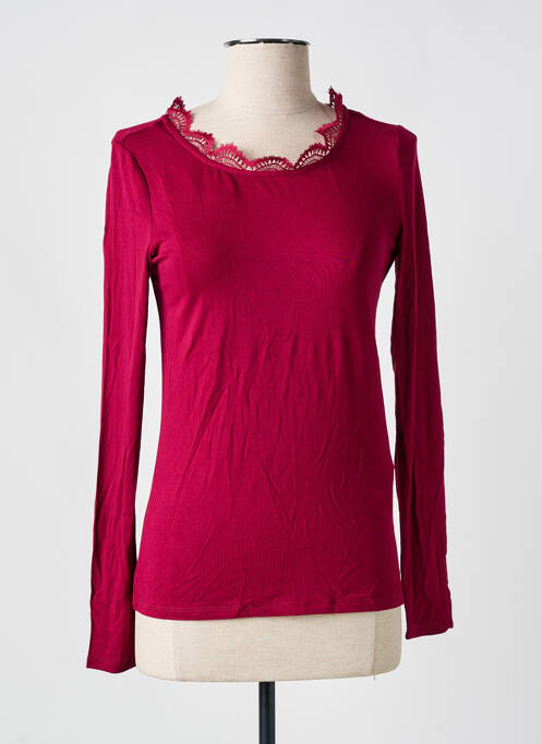 T-shirt rouge VILA pour femme