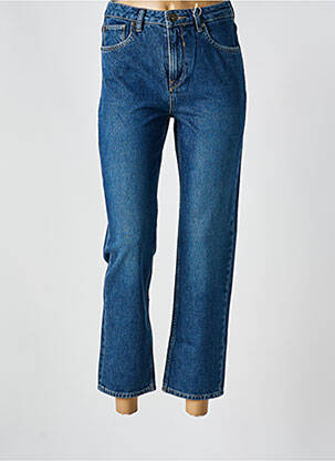 Jeans coupe droite taille haute taille haute bleu GARCIA femme