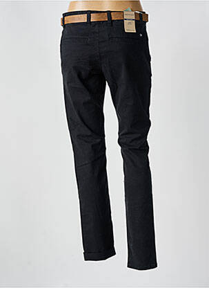 Pantalon chino tissage popeline taille normale noir TOM TAILOR femme