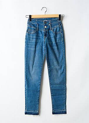 Jean coupe mom poches taille haute bleu C'EST BEAU LA VIE femme