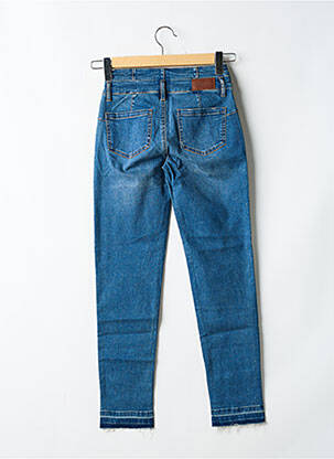 Jean coupe mom poches taille haute bleu C'EST BEAU LA VIE femme
