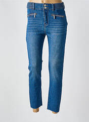 Jeans coupe droite bleu C'EST BEAU LA VIE pour femme seconde vue