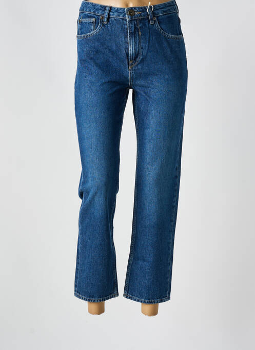 Jeans coupe droite taille haute taille haute bleu GARCIA femme