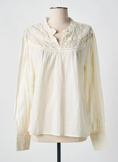 Blouse beige CREAM pour femme