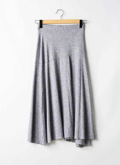 Jupe longue gris SEE THE MOON pour femme