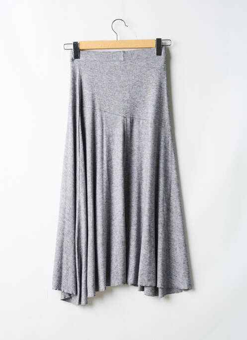 Jupe longue gris SEE THE MOON pour femme