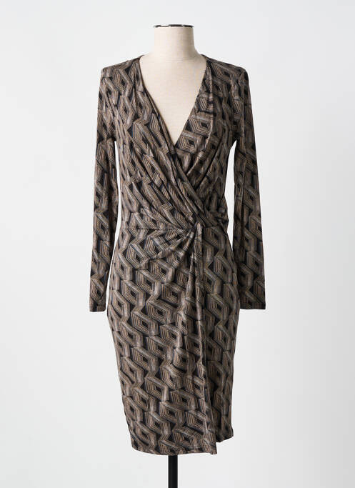 Robe mi-longue noir DESIRES pour femme