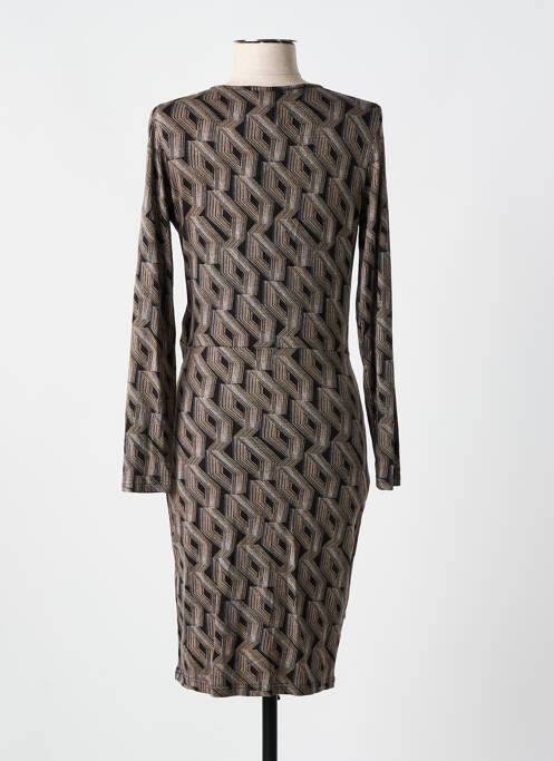 Robe mi-longue noir DESIRES pour femme