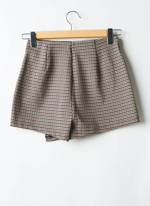 Jupe short beige GARCIA pour femme