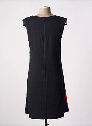 Robe courte sans manche sans manche noir MALOKA femme