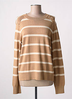 Pull stretch manches longues blanc B.YOUNG femme