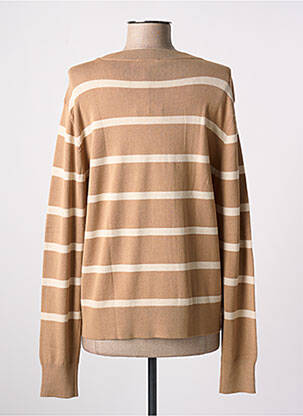 Pull stretch manches longues blanc B.YOUNG femme
