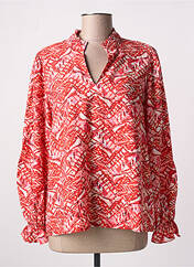 Blouse rouge ICHI pour femme seconde vue