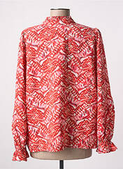 Blouse rouge ICHI pour femme seconde vue