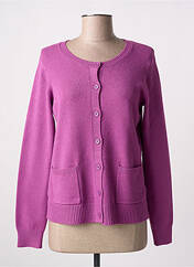 Gilet manches longues violet JULIE GUERLANDE pour femme seconde vue