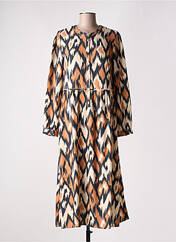 Robe longue orange C'EST BEAU LA VIE pour femme seconde vue
