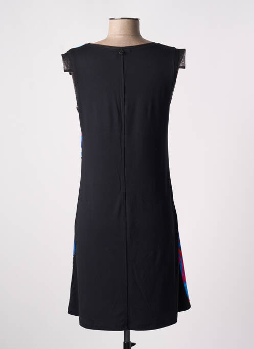Robe courte sans manche sans manche noir MALOKA femme