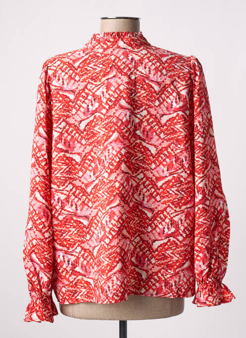 Blouse rouge ICHI pour femme