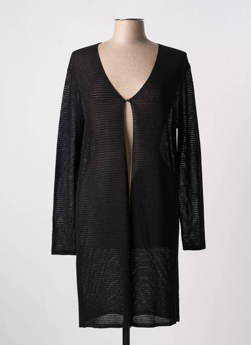 Gilet manches longues noir TRIPODE pour femme