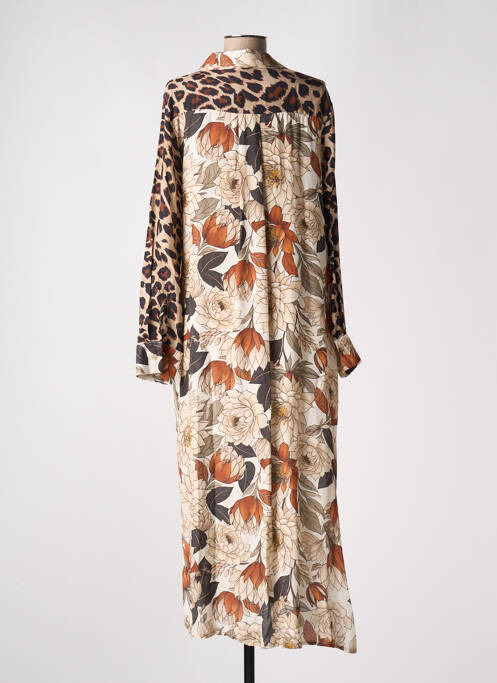 Robe longue beige CECILE WANG pour femme