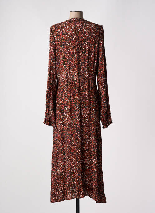 Robe longue marron B.YOUNG femme