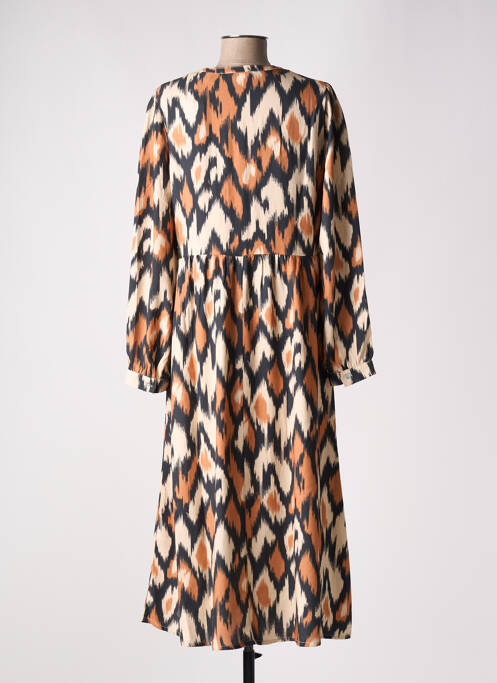 Robe longue orange C'EST BEAU LA VIE pour femme