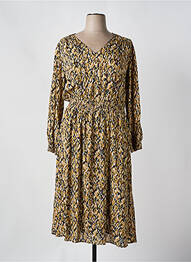 Robe mi-longue manches longues manches longues noir C'EST BEAU LA VIE femme