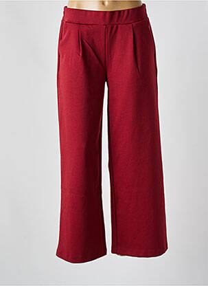 Pantalon 7/8 stretch taille normale rouge B.YOUNG femme