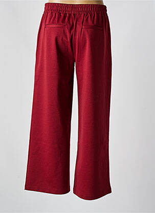 Pantalon 7/8 stretch taille normale rouge B.YOUNG femme