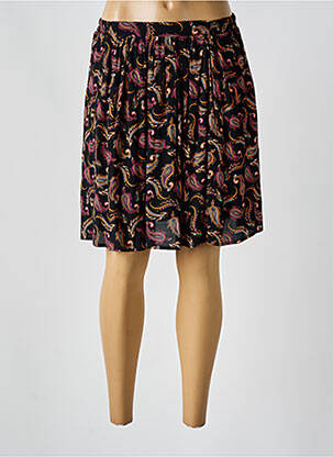 Jupe courte coupe évasée noir ARTLOVE femme