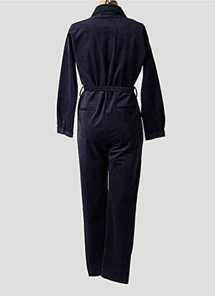 Combi-pantalon poches manches longues bleu ARTLOVE femme