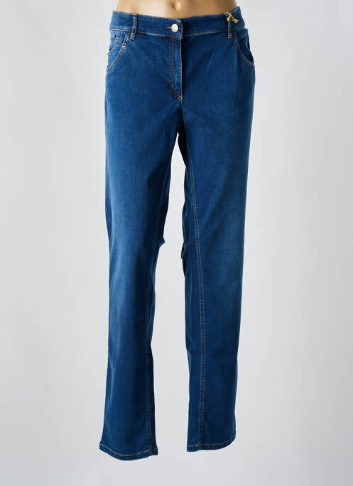 Jeans coupe slim bleu ZERRES pour femme