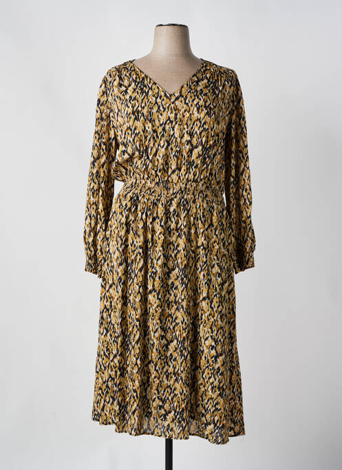 Robe mi-longue noir C'EST BEAU LA VIE pour femme