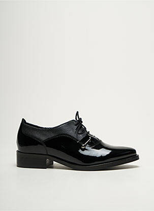 Derbies bout pointu talon plat jusqu'à 3cm noir REGARD femme