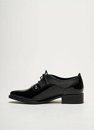 Derbies bout pointu talon plat jusqu'à 3cm noir REGARD femme