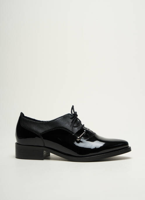 Derbies bout pointu talon plat jusqu'à 3cm noir REGARD femme