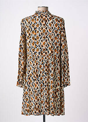 Robe courte coupe fluide manches longues noir C'EST BEAU LA VIE femme