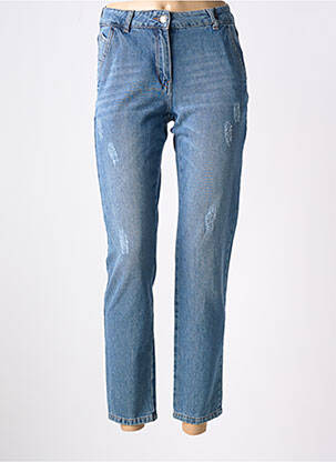 Pantalon 7/8 stretch taille normale bleu MADO ET LES AUTRES femme