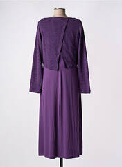 Robe longue violet MALOKA pour femme seconde vue