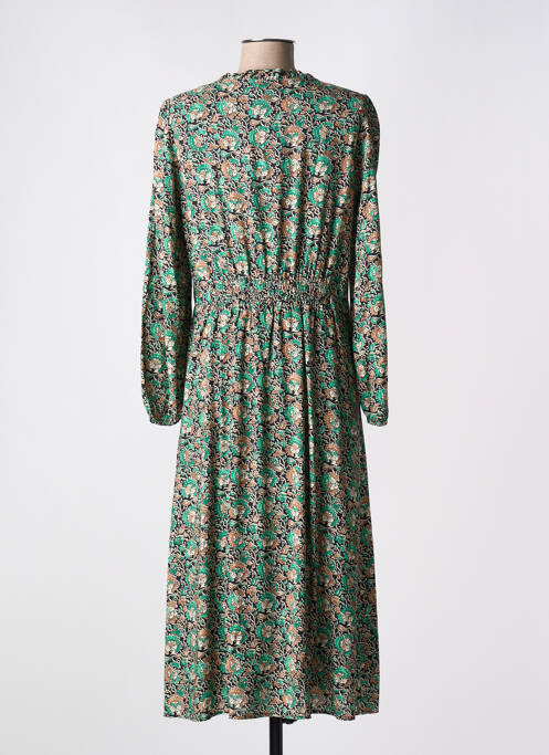 Robe longue vert C'EST BEAU LA VIE pour femme