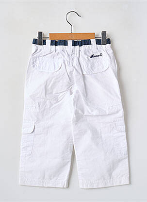 Pantalon cargo coupe droite taille élastique blanc MAYORAL garçon