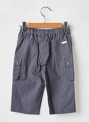 Pantacourt coupe droite taille ajustable gris BERLINGOT garçon