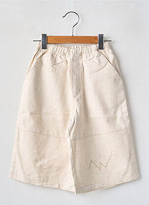 Bermuda taille élastique taille élastique beige TAPIOCA garçon