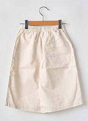 Bermuda taille élastique taille élastique beige TAPIOCA garçon