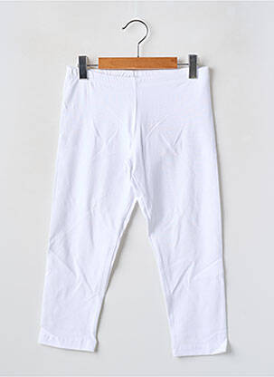 Legging coupe ajustée taille élastique blanc MAYORAL fille