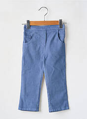 Jeans coupe droite bleu COUDEMAIL pour fille seconde vue