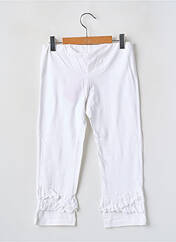 Legging blanc P'TITES CANAILLES pour fille seconde vue