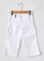 Pantalon droit blanc BERLINGOT pour fille seconde vue